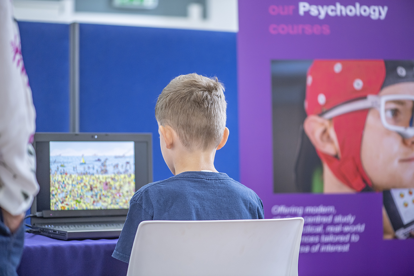 Child playing game
