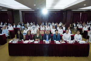 People in rows at a conference