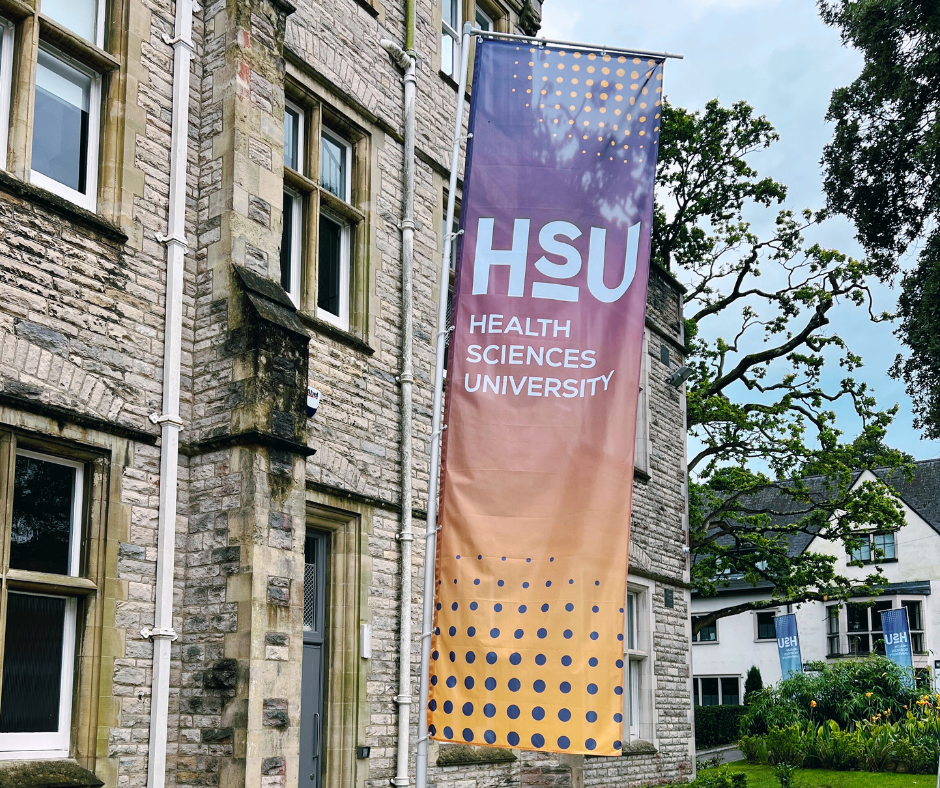 Front of the Health Sciences University building