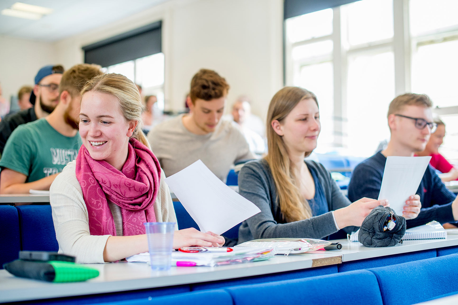 students in a classroom