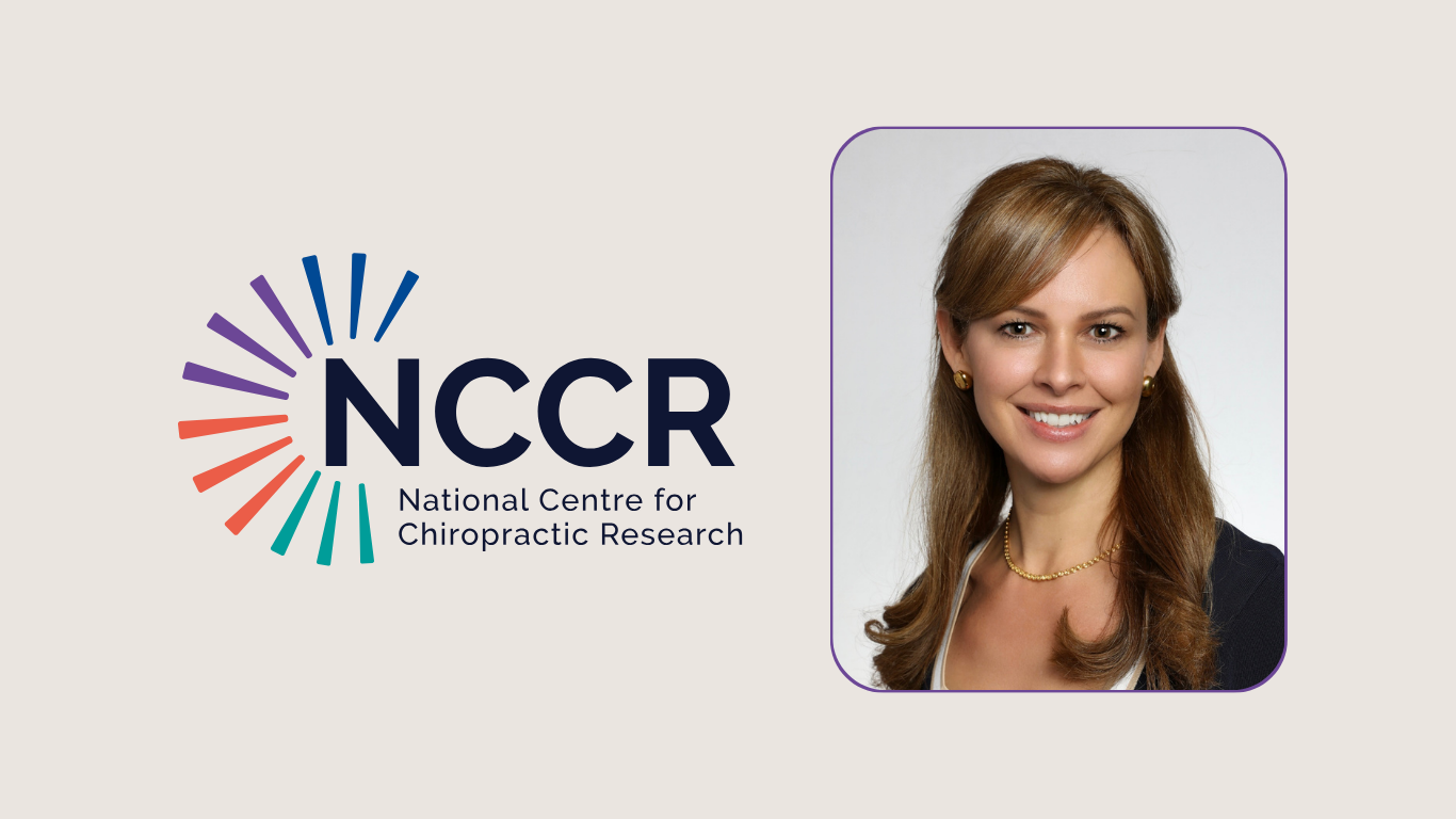 Faye Deane - inaugural Director of the National Centre for Chiropractic Research (NCCR)