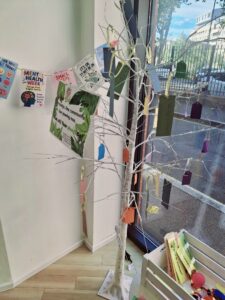 Pledge Tree at HSU London Campus for University Mental Health Charter event